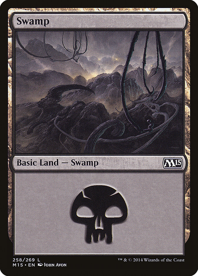 Swamp (258) [Magic 2015] | Boutique FDB TCG