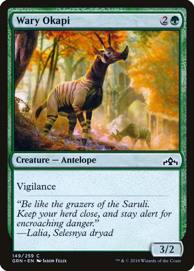 Wary Okapi [Guilds of Ravnica] | Boutique FDB TCG