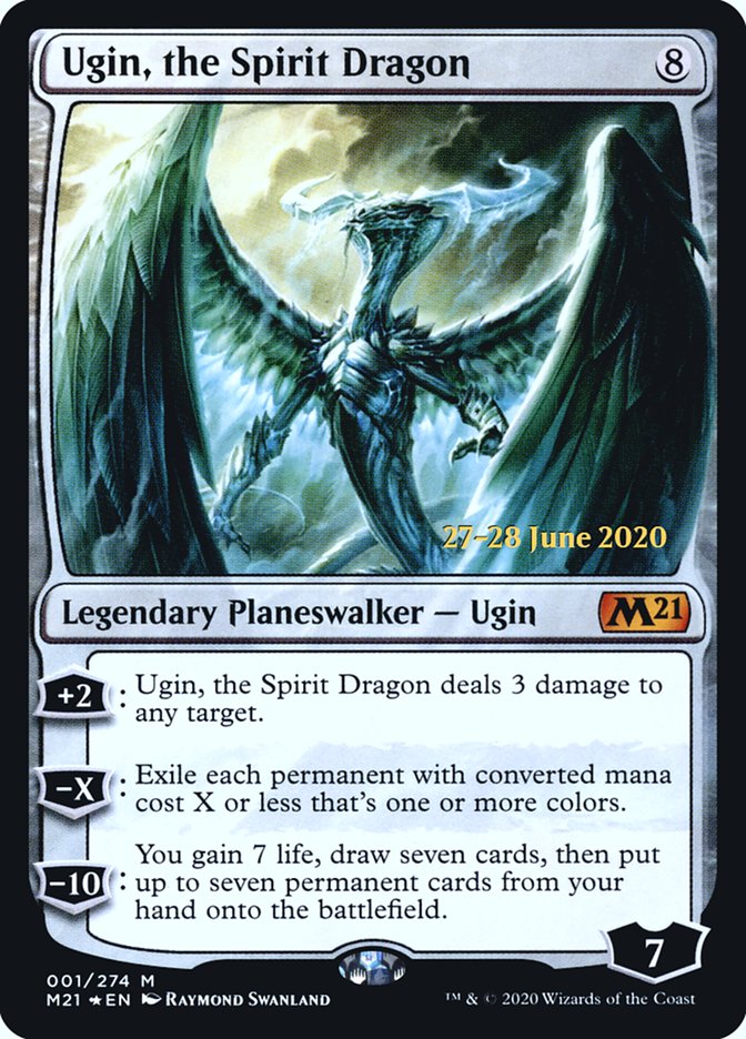 Ugin, the Spirit Dragon [Core Set 2021 Prerelease Promos] | Boutique FDB TCG