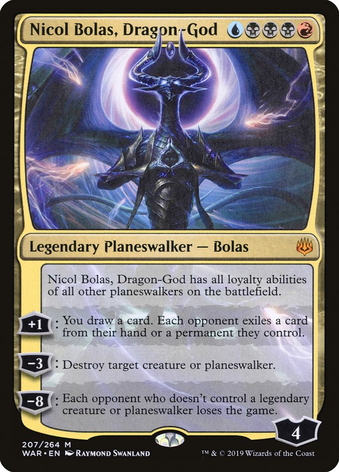 Nicol Bolas, Dragon-God [War of the Spark] | Boutique FDB TCG