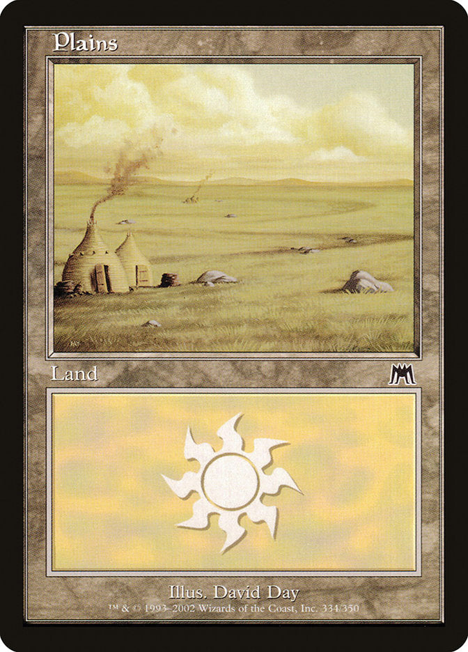 Plains (334) [Onslaught] | Boutique FDB TCG