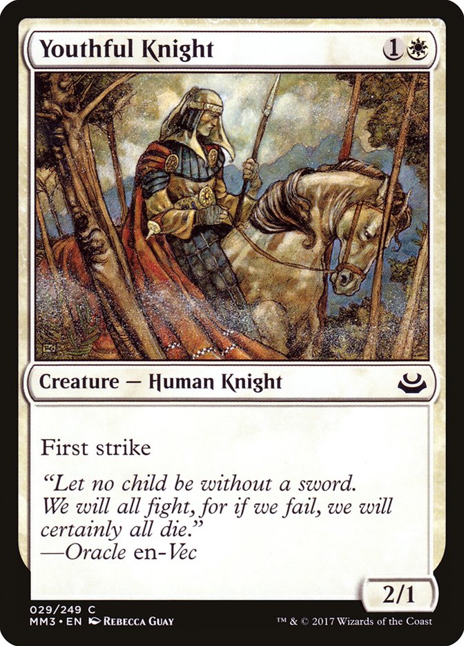 Youthful Knight [Modern Masters 2017] | Boutique FDB TCG