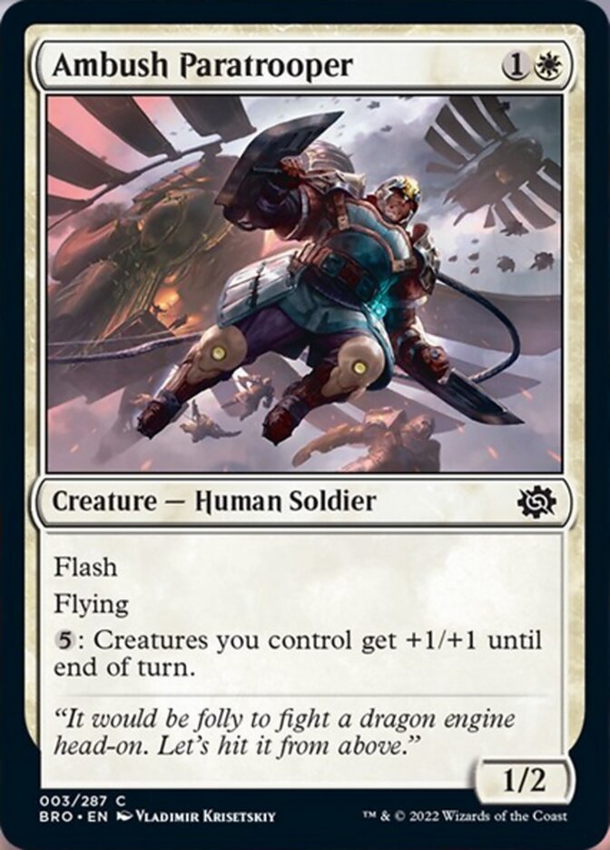 Ambush Paratrooper [The Brothers' War] | Boutique FDB TCG