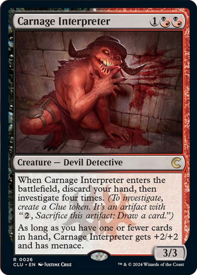 Carnage Interpreter [Ravnica: Clue Edition] | Boutique FDB TCG