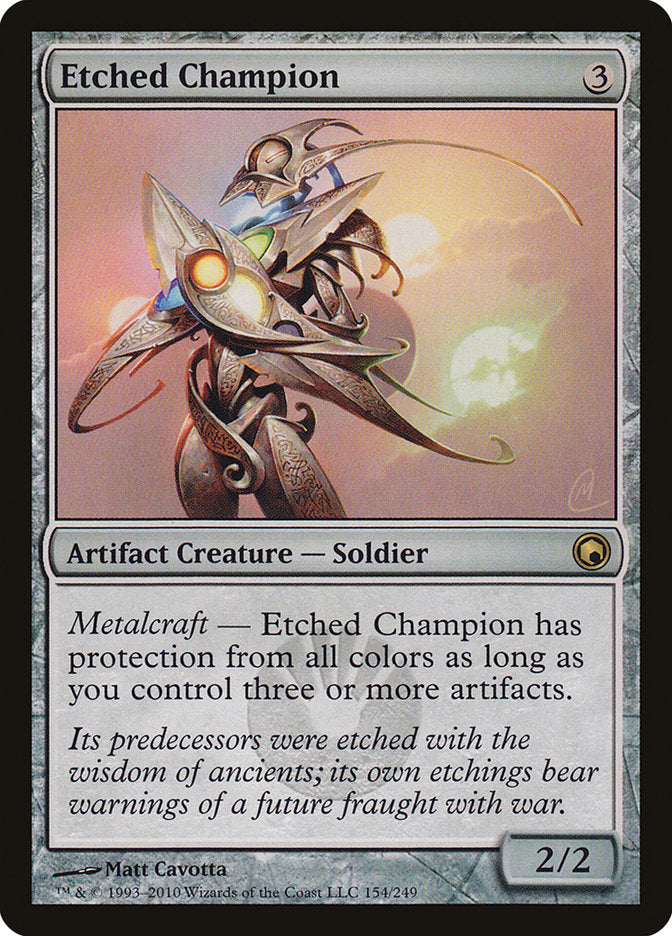 Etched Champion [Scars of Mirrodin] | Boutique FDB TCG