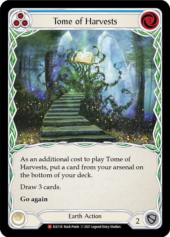 Tome of Harvests [ELE118] (Tales of Aria)  1st Edition Normal | Boutique FDB TCG