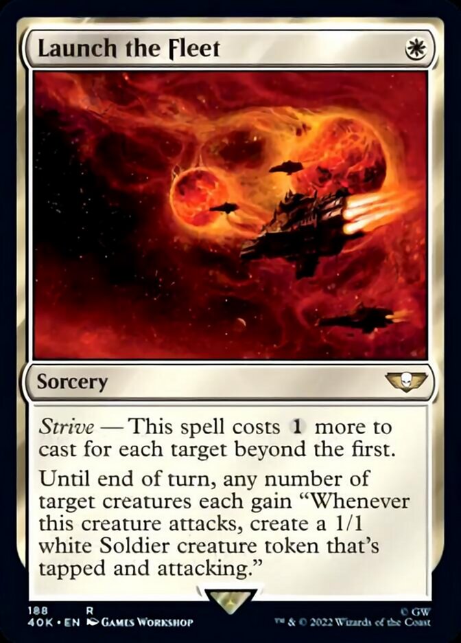 Launch the Fleet (Surge Foil) [Warhammer 40,000] | Boutique FDB TCG