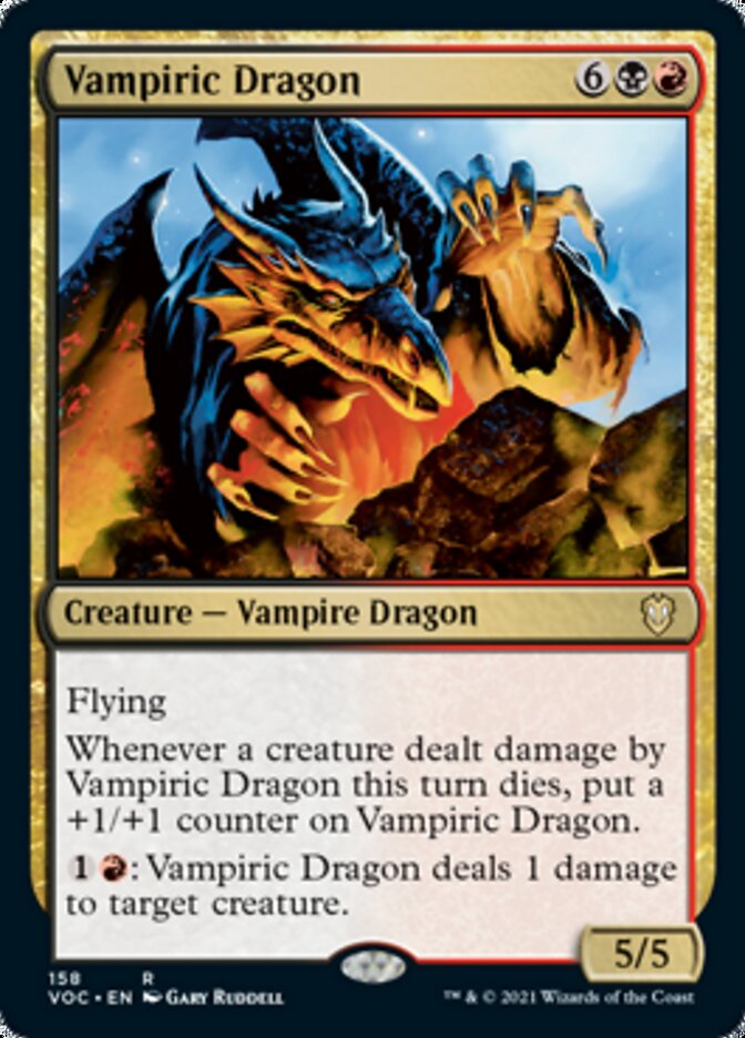 Vampiric Dragon [Innistrad: Crimson Vow Commander] | Boutique FDB TCG