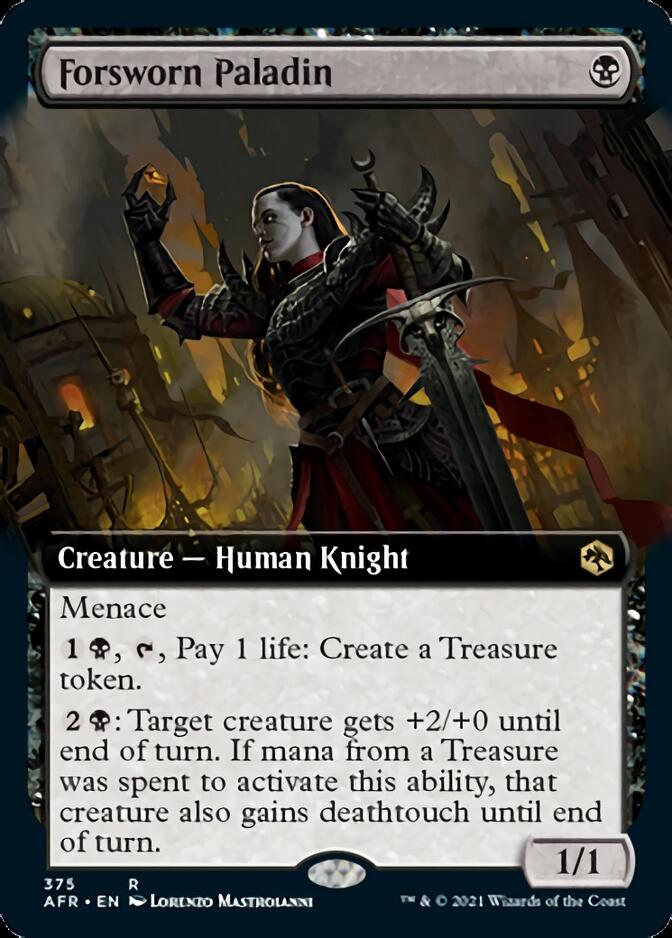 Forsworn Paladin (Extended Art) [Dungeons & Dragons: Adventures in the Forgotten Realms] | Boutique FDB TCG