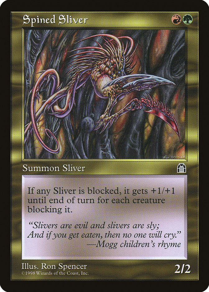 Spined Sliver [Stronghold] | Boutique FDB TCG