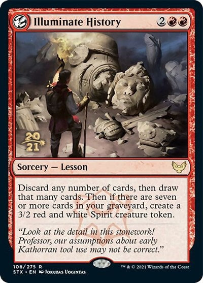 Illuminate History [Strixhaven: School of Mages Prerelease Promos] | Boutique FDB TCG