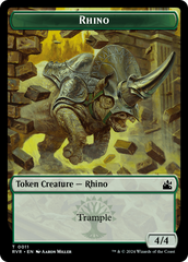 Goblin (0008) // Rhino Double-Sided Token [Ravnica Remastered Tokens] | Boutique FDB TCG