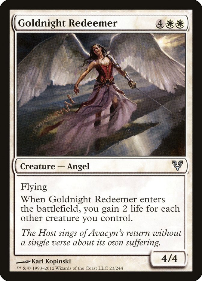Goldnight Redeemer [Avacyn Restored] | Boutique FDB TCG