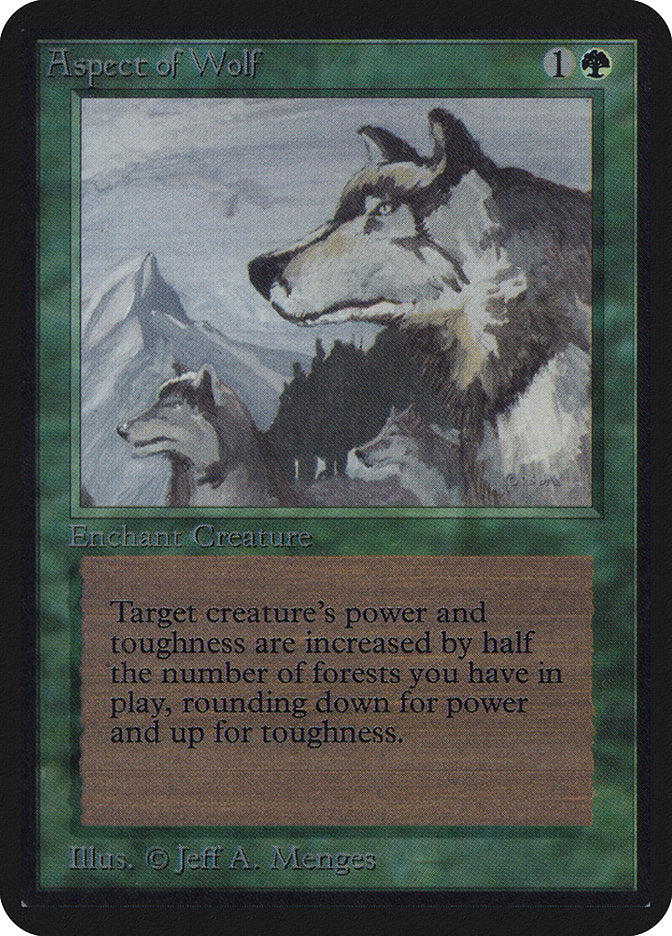 Aspect of Wolf [Alpha Edition] | Boutique FDB TCG