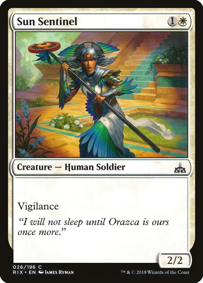 Sun Sentinel [Rivals of Ixalan] | Boutique FDB TCG