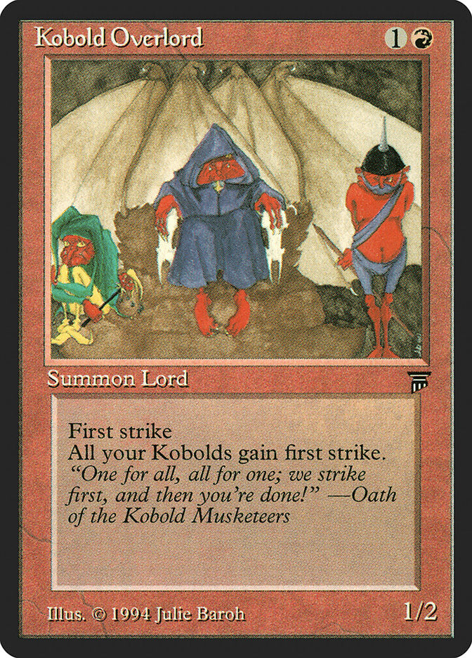 Kobold Overlord [Legends] | Boutique FDB TCG