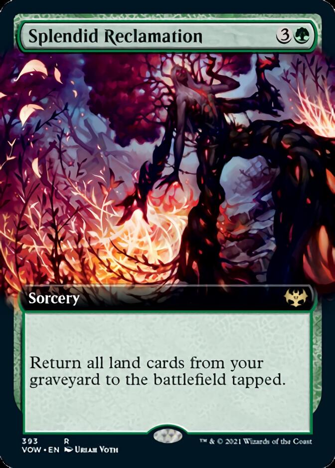 Splendid Reclamation (Extended Art) [Innistrad: Crimson Vow] | Boutique FDB TCG