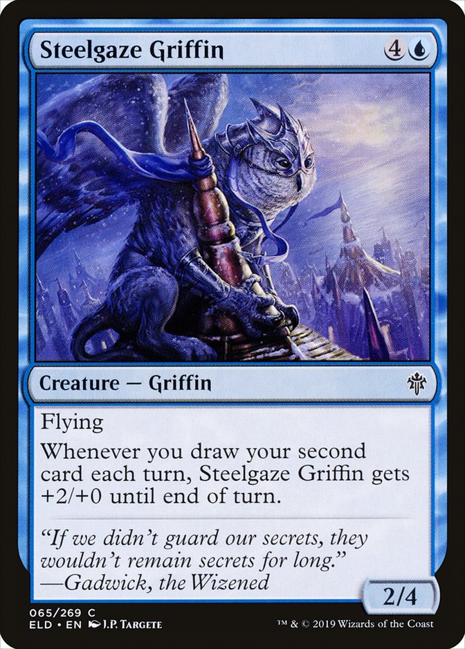 Steelgaze Griffin [Throne of Eldraine] | Boutique FDB TCG