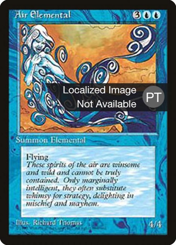 Air Elemental [Fourth Edition (Foreign Black Border)] | Boutique FDB TCG