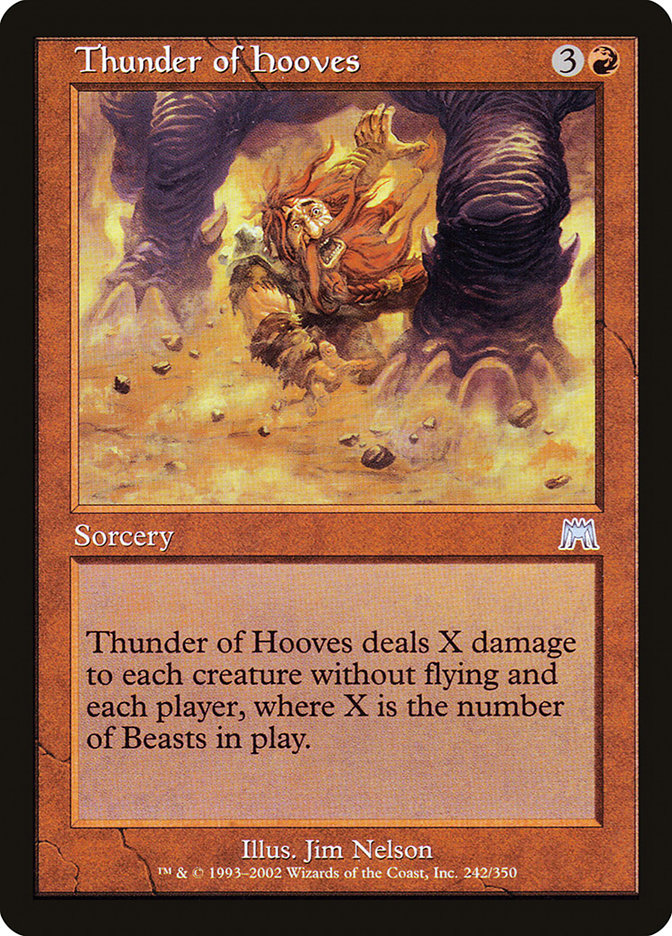 Thunder of Hooves [Onslaught] | Boutique FDB TCG