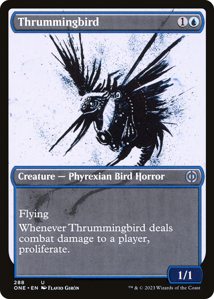 Thrummingbird (Showcase Ichor) [Phyrexia: All Will Be One] | Boutique FDB TCG