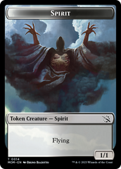 Knight (7) // Spirit (14) Double-Sided Token [March of the Machine Commander Tokens] | Boutique FDB TCG