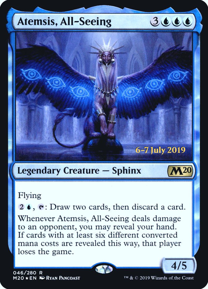 Atemsis, All-Seeing [Core Set 2020 Prerelease Promos] | Boutique FDB TCG