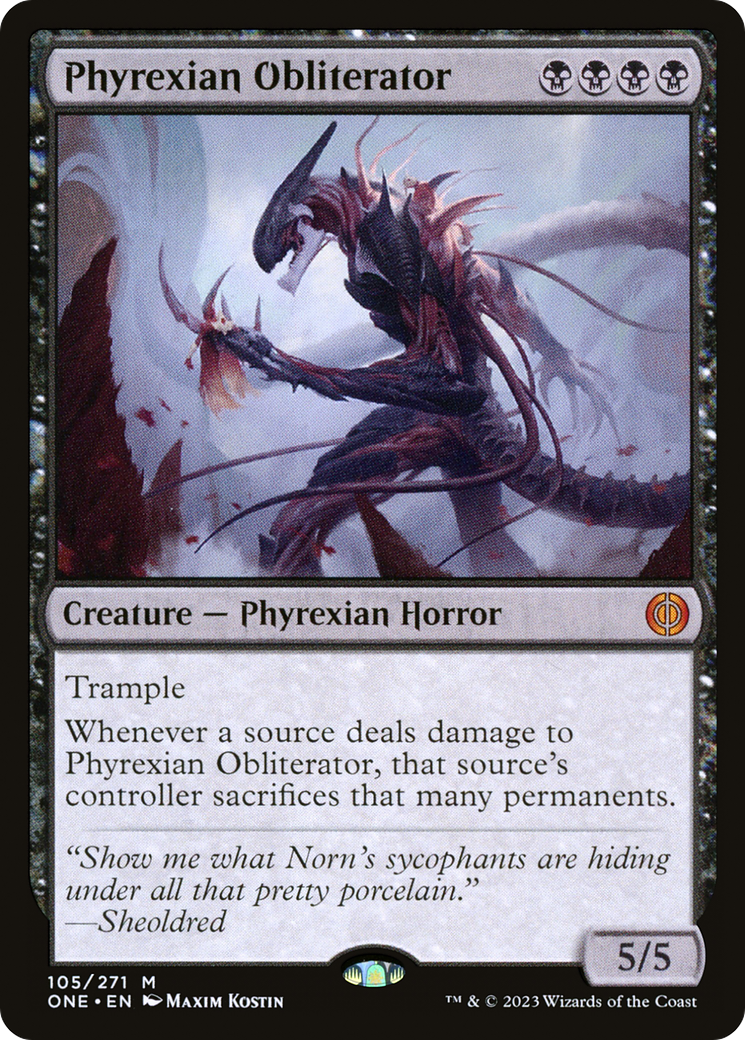 Phyrexian Obliterator [Phyrexia: All Will Be One] | Boutique FDB TCG