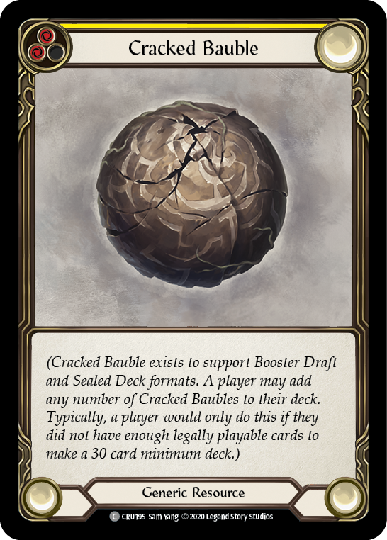 Cracked Bauble [CRU195] (Crucible of War)  1st Edition Rainbow Foil | Boutique FDB TCG