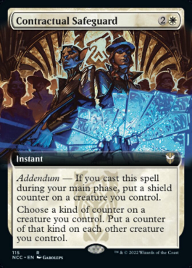 Contractual Safeguard (Extended Art) [Streets of New Capenna Commander] | Boutique FDB TCG