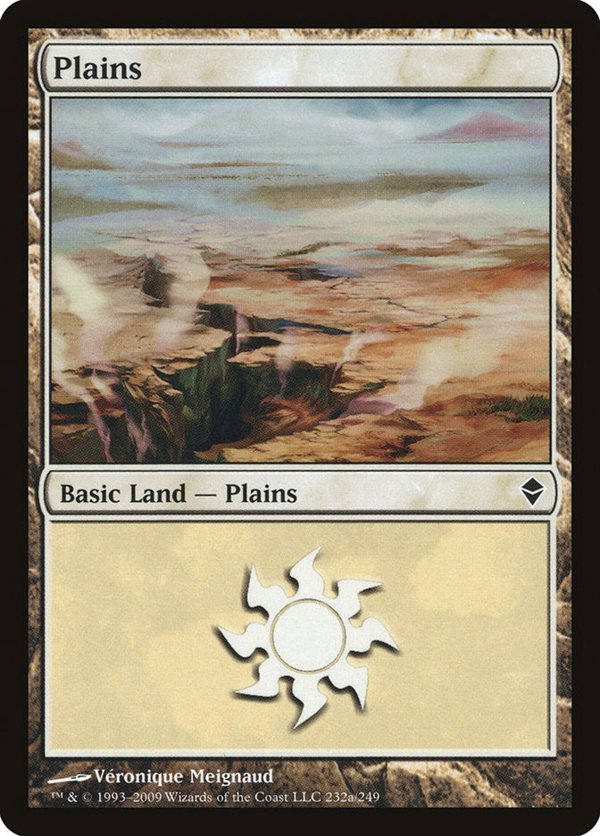 Plains (232a) [Zendikar] | Boutique FDB TCG