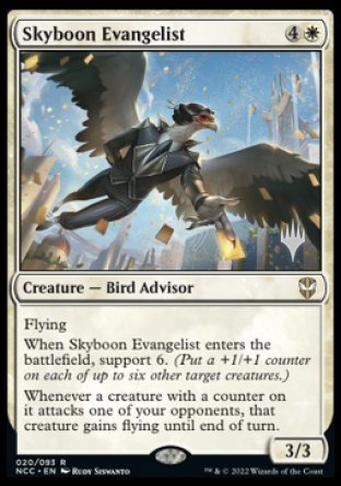 Skyboon Evangelist (Promo Pack) [Streets of New Capenna Commander Promos] | Boutique FDB TCG