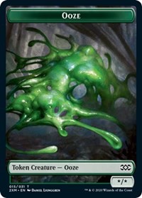 Ooze // Wurm (030) Double-Sided Token [Double Masters Tokens] | Boutique FDB TCG