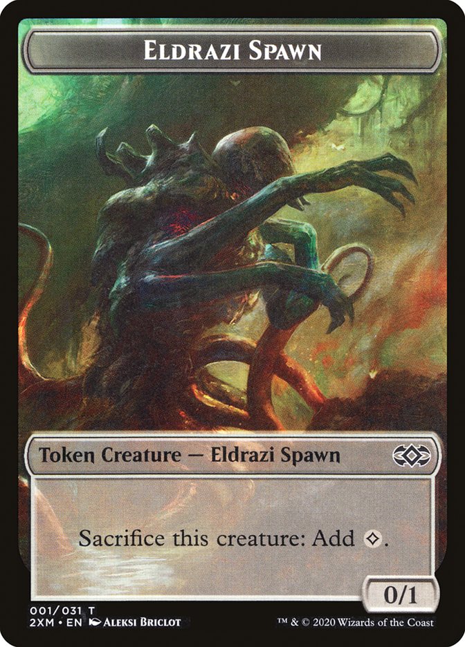 Eldrazi Spawn Token [Double Masters Tokens] | Boutique FDB TCG