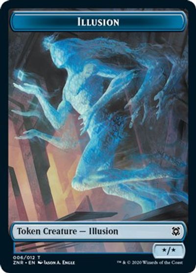 Illusion // Pegasus Double-Sided Token [Challenger Decks 2021 Tokens] | Boutique FDB TCG