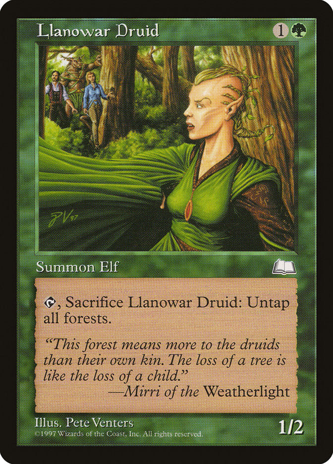 Llanowar Druid [Weatherlight] | Boutique FDB TCG