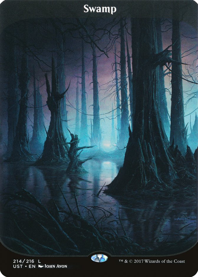 Swamp (214) [Unstable] | Boutique FDB TCG