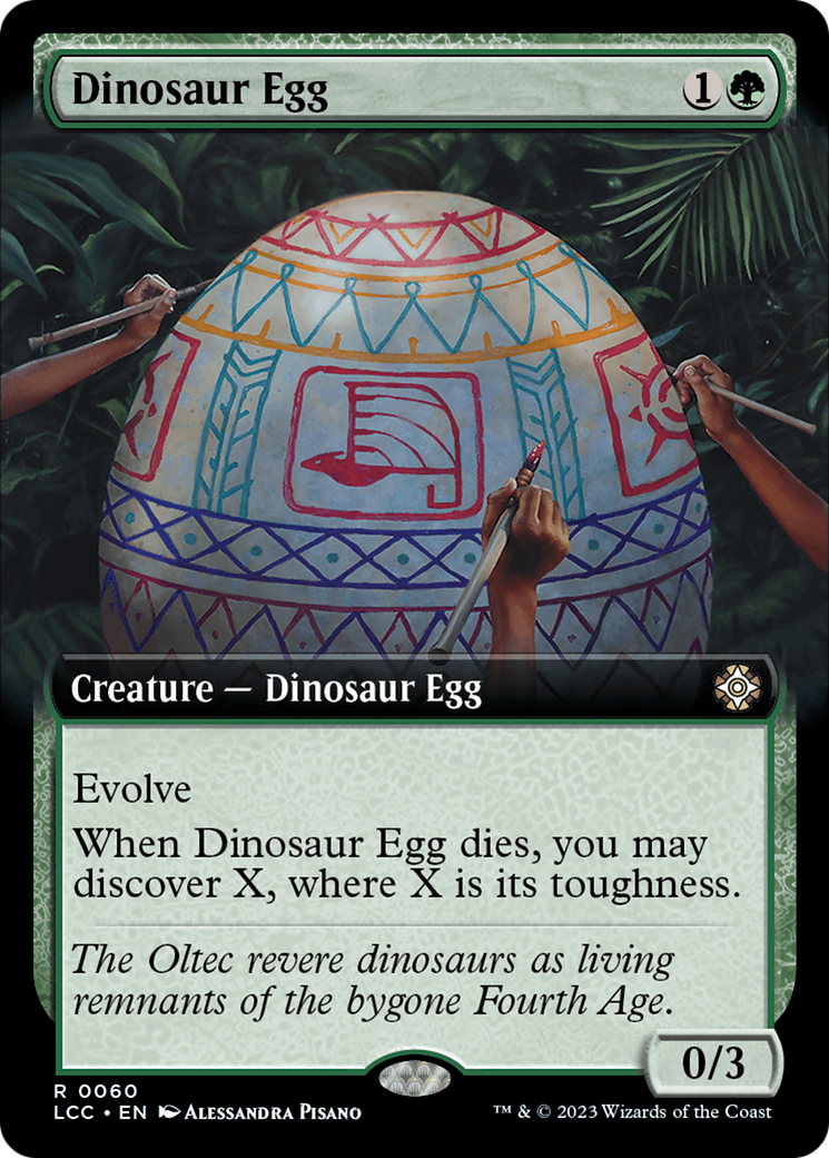 Dinosaur Egg (Extended Art) [The Lost Caverns of Ixalan Commander] | Boutique FDB TCG