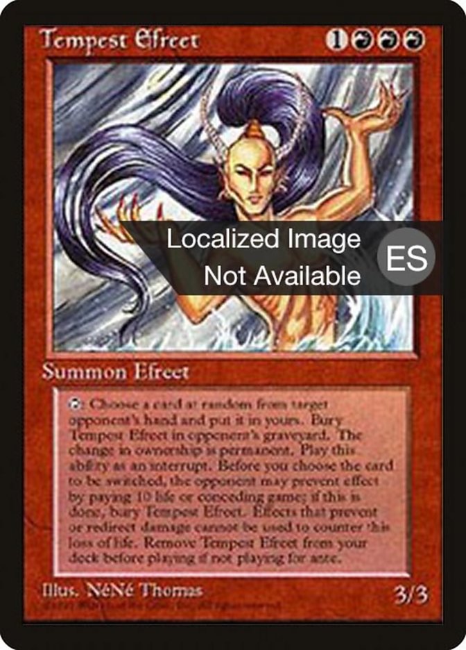 Tempest Efreet [Fourth Edition (Foreign Black Border)] | Boutique FDB TCG