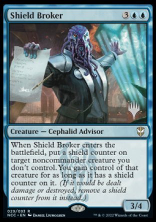 Shield Broker (Promo Pack) [Streets of New Capenna Commander Promos] | Boutique FDB TCG