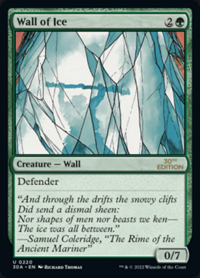 Wall of Ice [30th Anniversary Edition] | Boutique FDB TCG