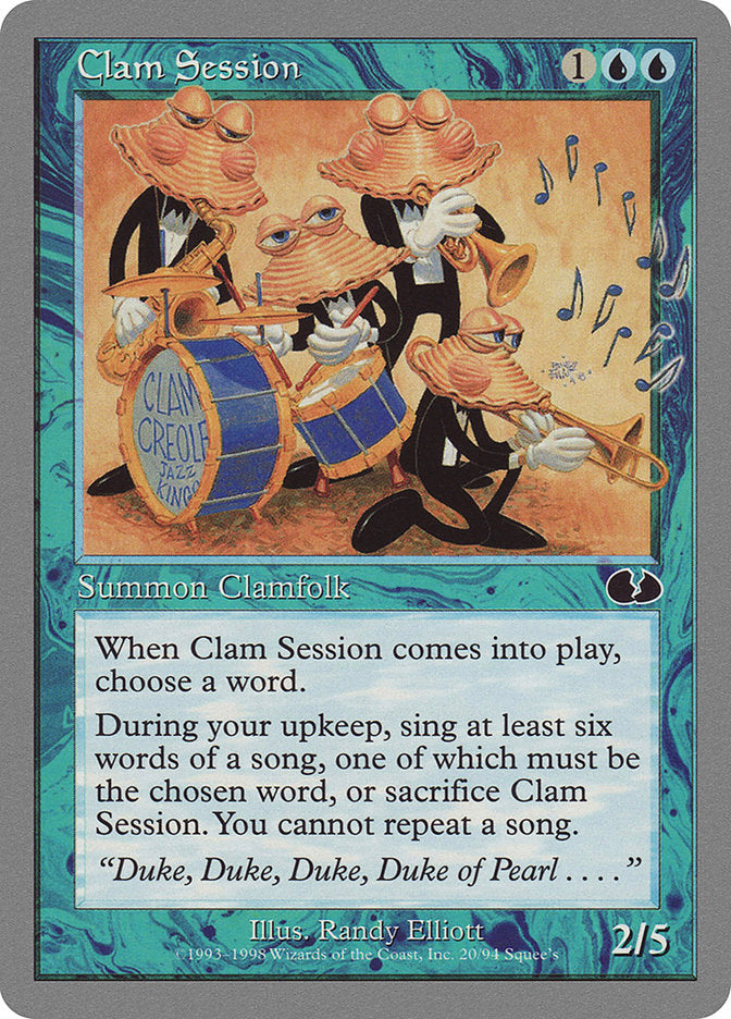 Clam Session [Unglued] | Boutique FDB TCG