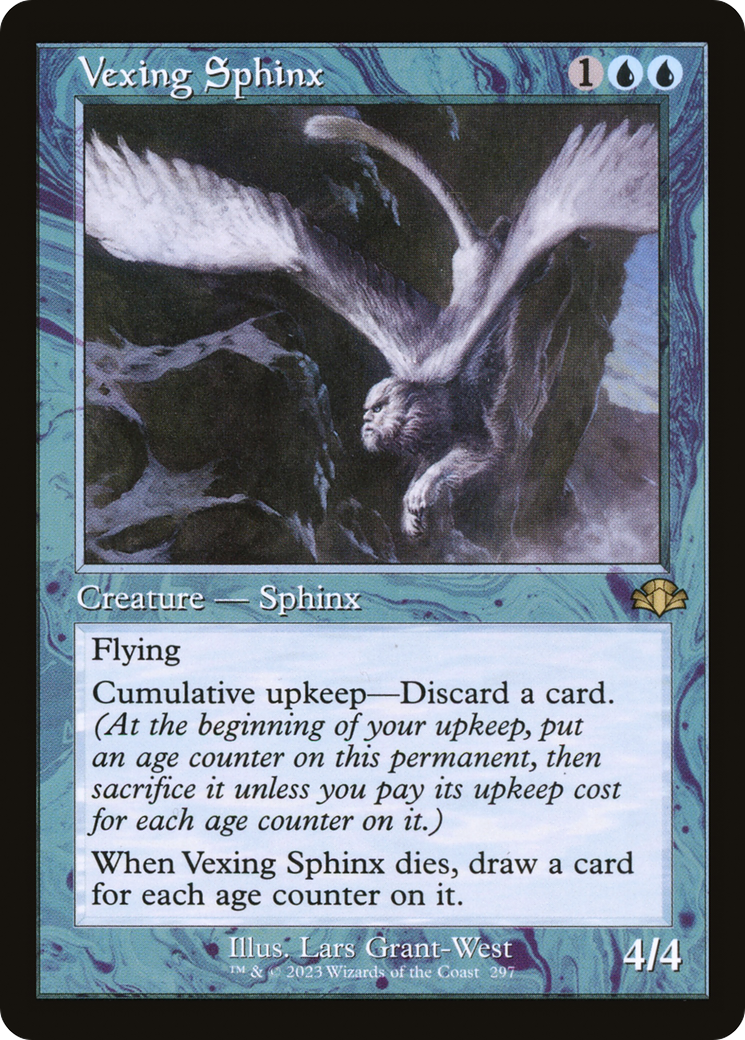 Vexing Sphinx (Retro) [Dominaria Remastered] | Boutique FDB TCG