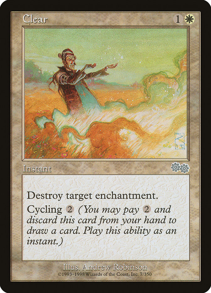 Clear [Urza's Saga] | Boutique FDB TCG