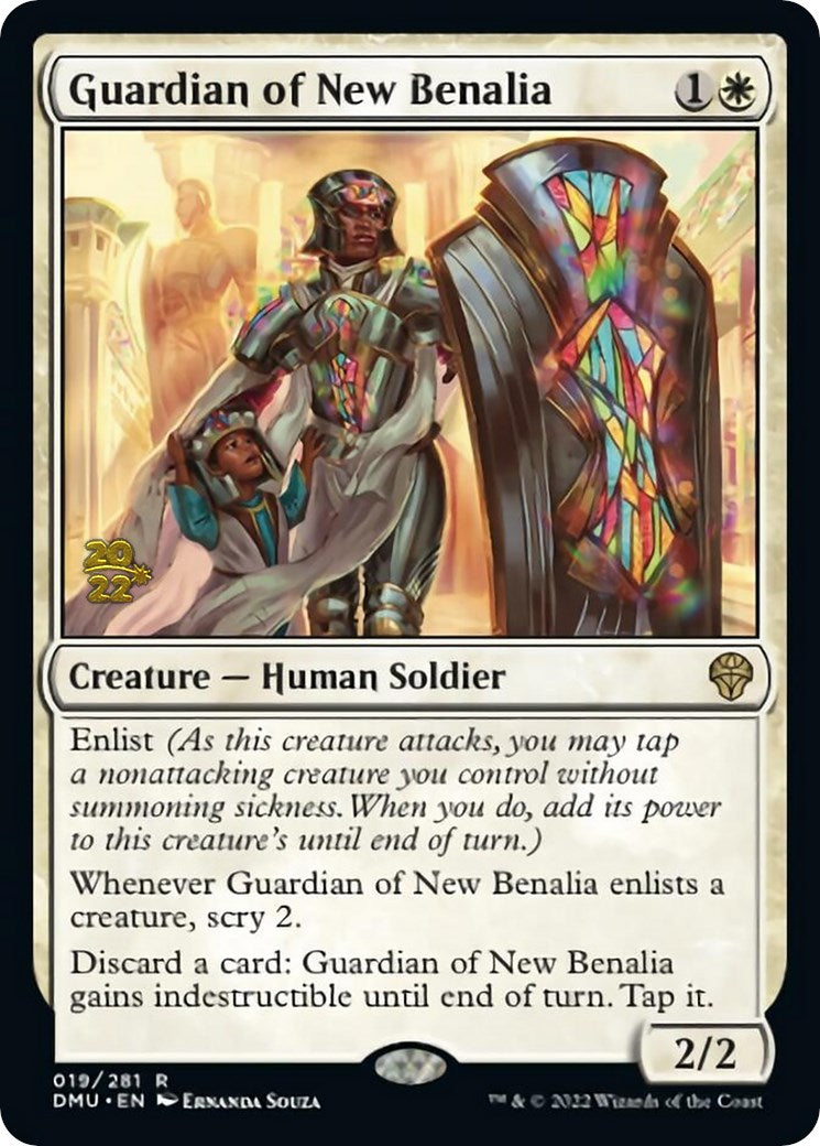 Guardian of New Benalia [Dominaria United Prerelease Promos] | Boutique FDB TCG