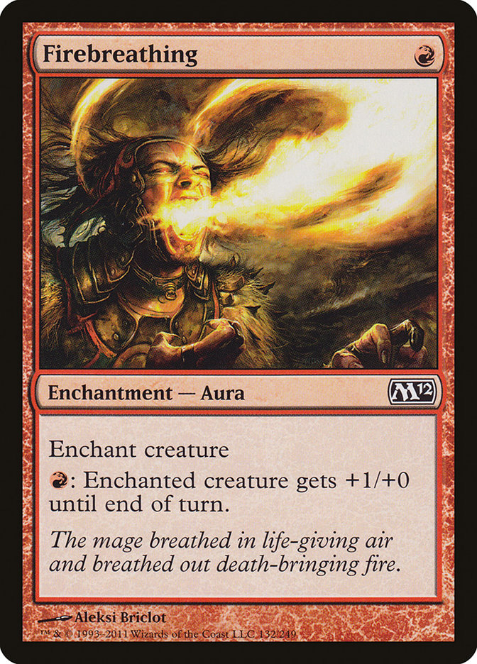 Firebreathing [Magic 2012] | Boutique FDB TCG