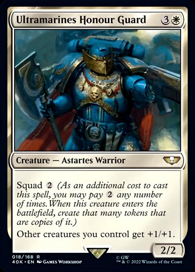 Ultramarines Honour Guard (Surge Foil) [Warhammer 40,000] | Boutique FDB TCG