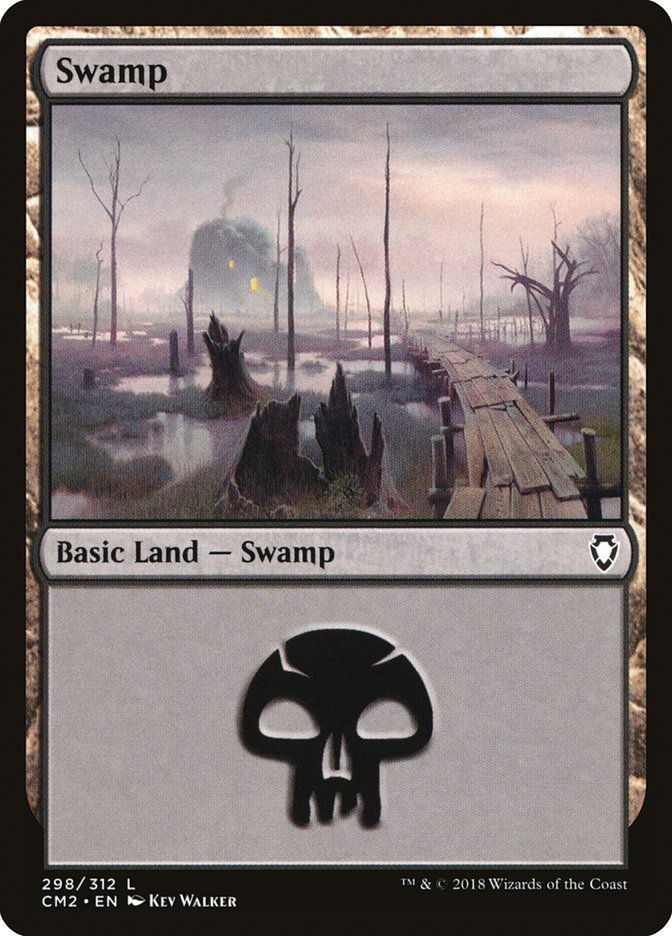 Swamp (298) [Commander Anthology Volume II] | Boutique FDB TCG