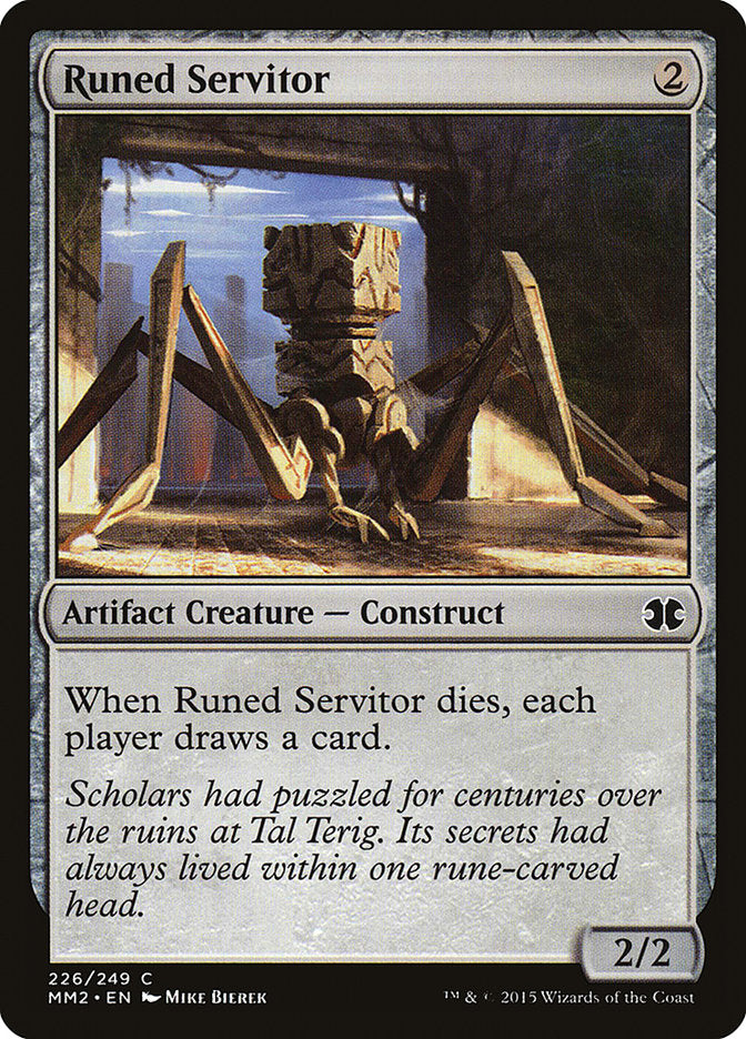 Runed Servitor [Modern Masters 2015] | Boutique FDB TCG