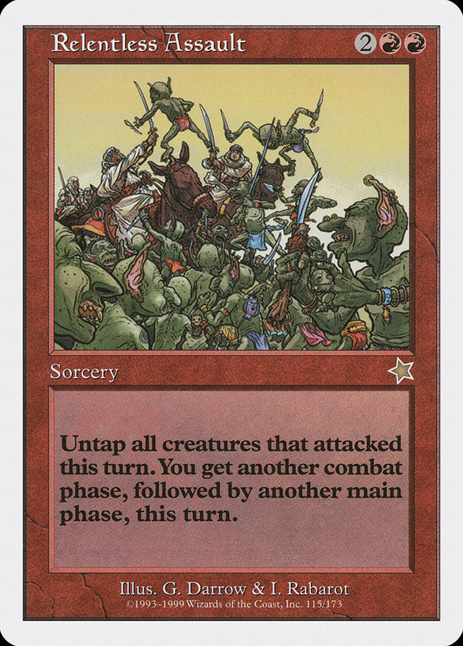 Relentless Assault [Starter 1999] | Boutique FDB TCG